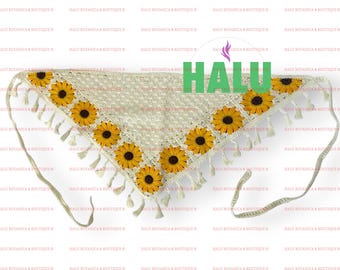 Quilla De Oshun Tejida/ Ochun Knitted Headband/ Santeria