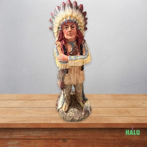 12" Indiaas standbeeld/ Jefe Indio Estatua