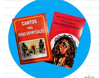 Libro de Oraciones Misas Espirituales / Cantos para Misas Combo / Raccolta di preghiere selezionate