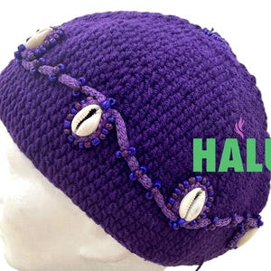 Gorro San Lazaro tejido/ Gorro Azojano Tejido / Santeria Osha