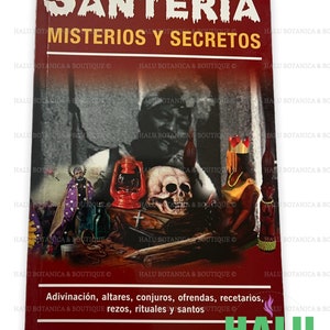 Santeria Book/ Libro Misterios y Secretos Santeria/ Lucumi Religion Book