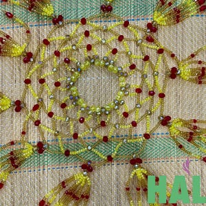 Maya para Sopera de Santo Oshun Ibu Aña / Mesh for Oshun Mazo/ Santeria