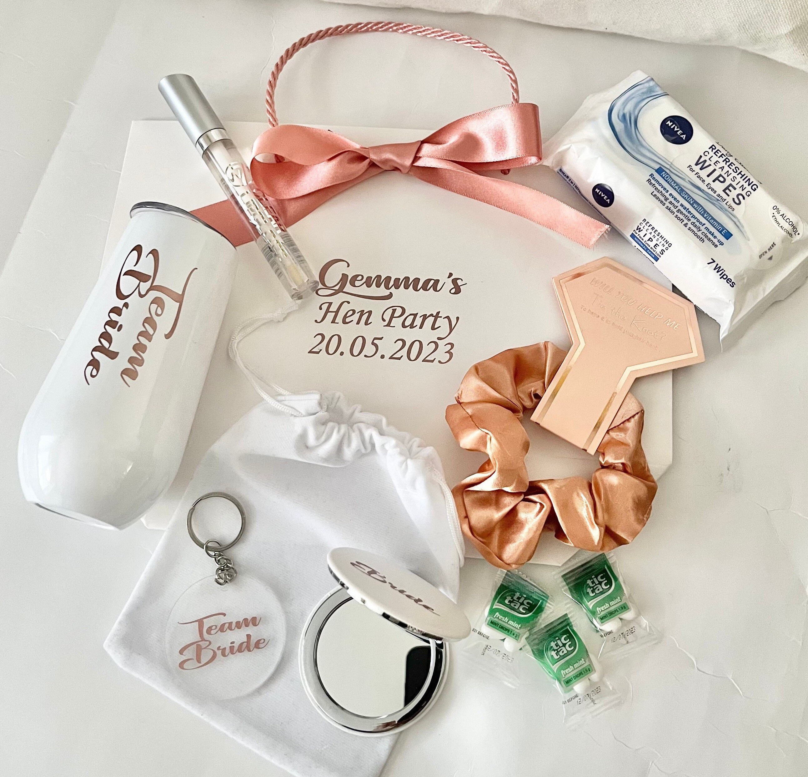 Personalised Hen Party/bridesmaids Filled Gift Bags Incl. Etsy UK