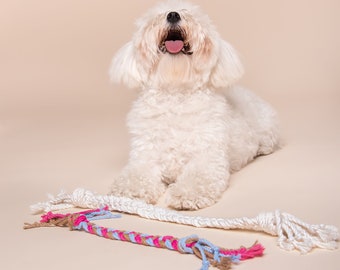 Handmade Eco-Friendly Cotton Rope Toy for Dogs - Sustainable and Durable Chew Toy