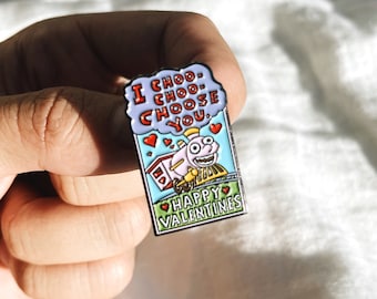 I CHOO-CHOOSE YOU Simpsons Enamel Pin