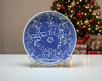 GUSTAVSBERG Jultallrik 7 1977 クリスマスプレート Gustavsberg 