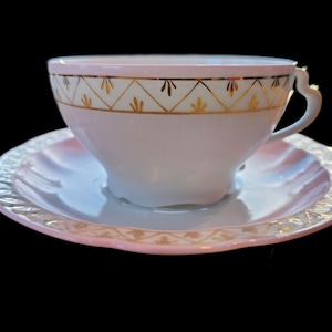 Antique Rosenthal CARMEN Mokka cup and saucer 1891-1906, German porcelain
