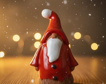 Small figurine Santa Claus in Yule Nordic Swedish Christmas Present for Christmas