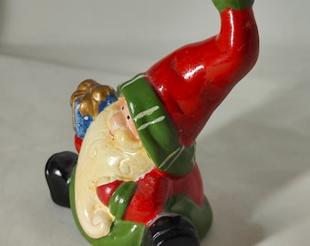 Small figurine Santa Claus in Yule Nordic Swedish Christmas Present for Christmas