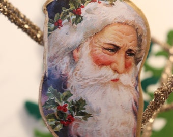 Nostalgic Vintage metal Эксклюзивная игрушка Рождественское украшение Santa Claus Saint Nicolas Vintage Christmas, Retro Christmas