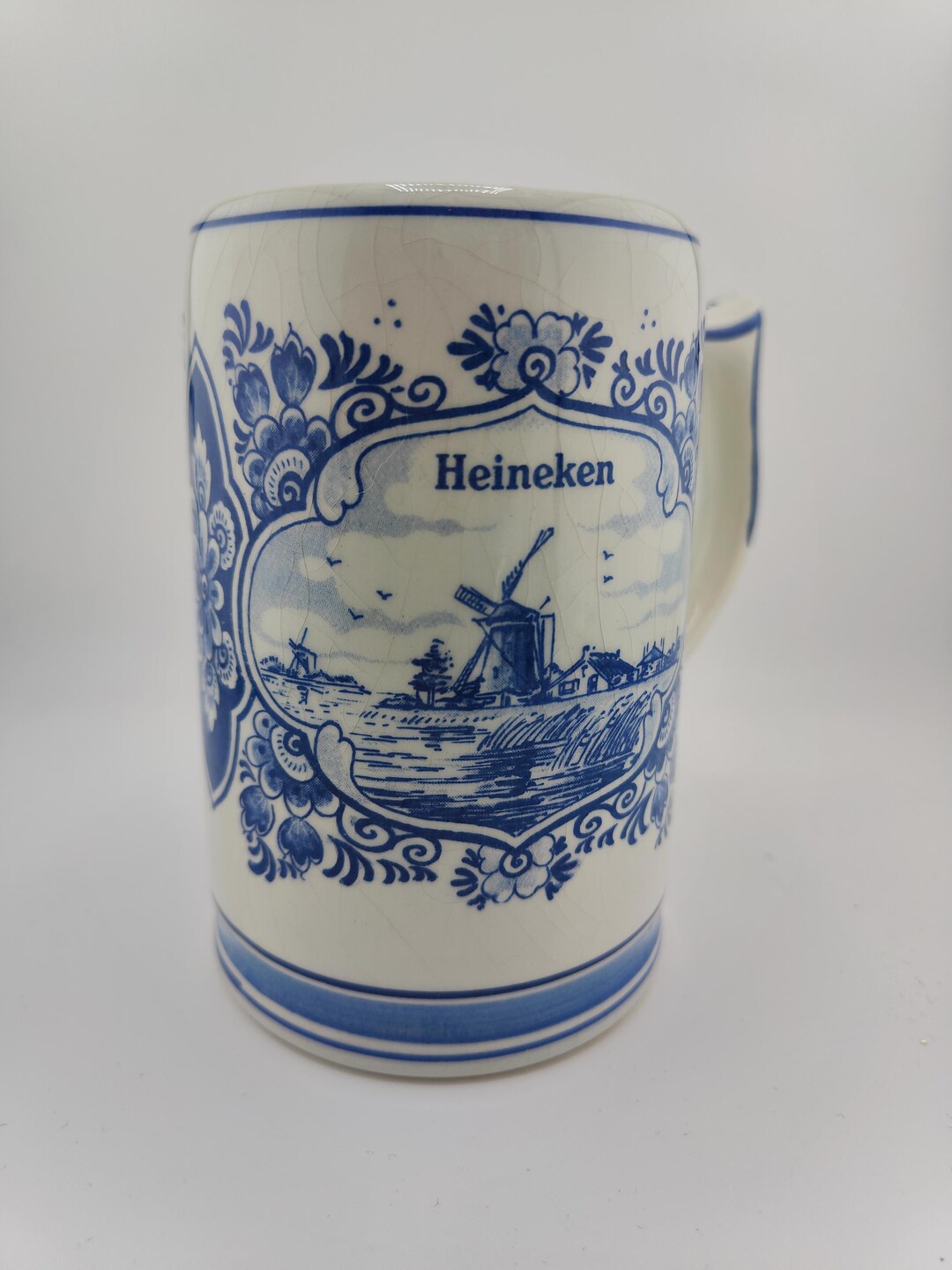 Heineken GKB Delft Blue Holland Windmill Boat Stein Beer Mug - Etsy