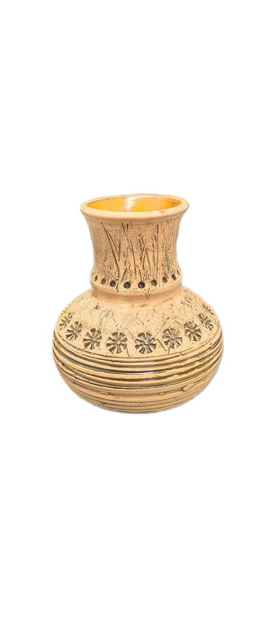 Vintage Olof Georg Hermansson Swedish Pottery Vase – Mid-century