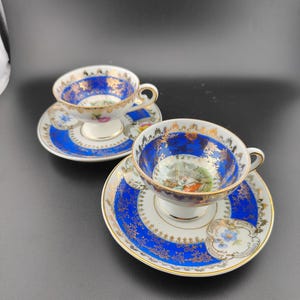 Oscar Schlegelmilch Germany demi tasse cup and saucer\Vintage German Espresso Bavaria\Porcelain coffee Cup and Saucer Housewarming present