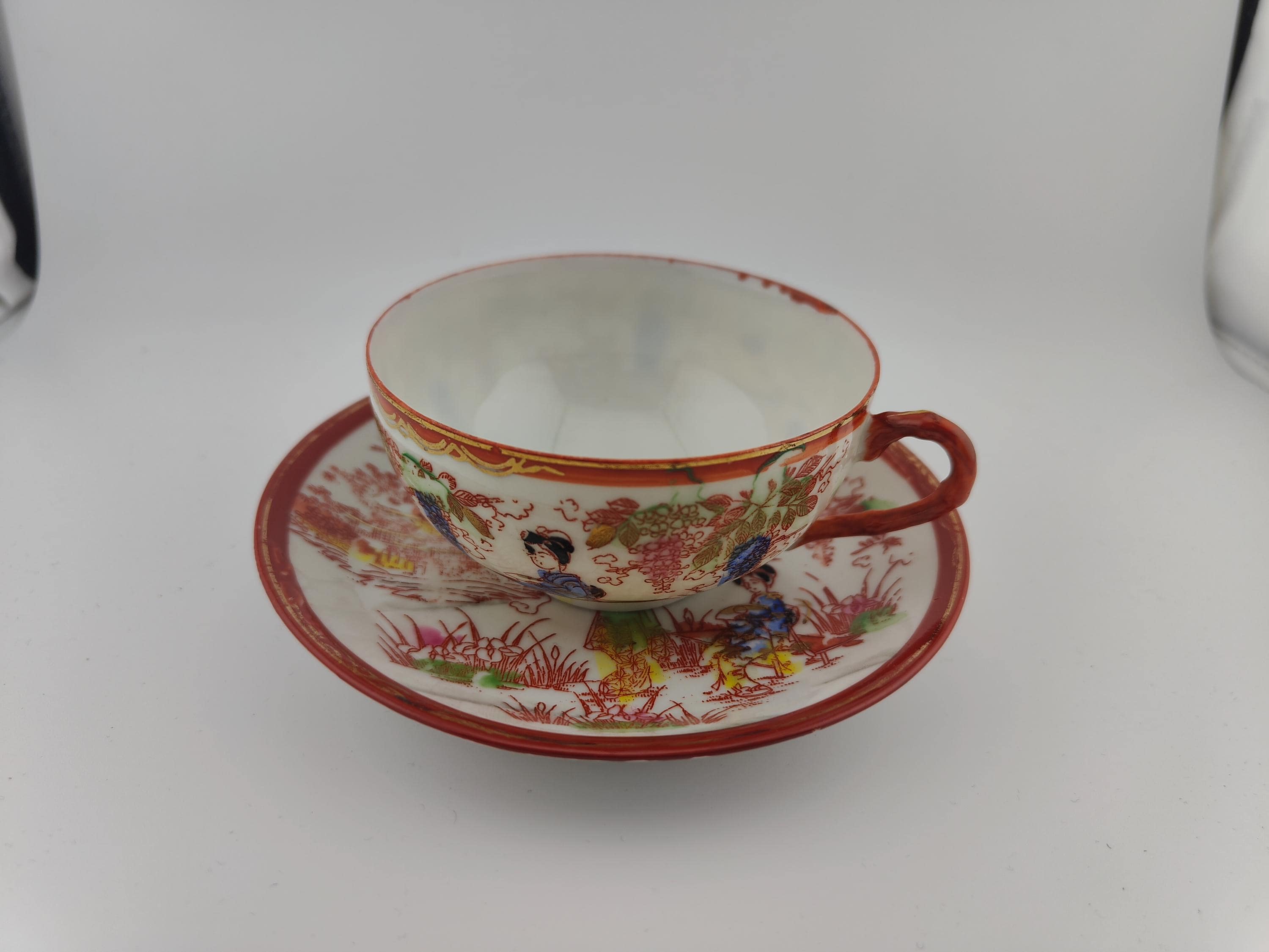 Japanese antique tea set porcelain - Etsy 日本