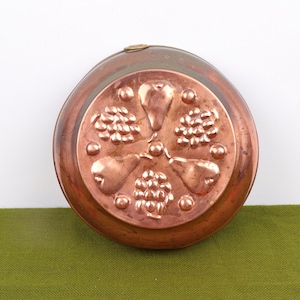 Copper Mold Vintage Rustic Kitchen Wall Hanging Jello Cake Mold