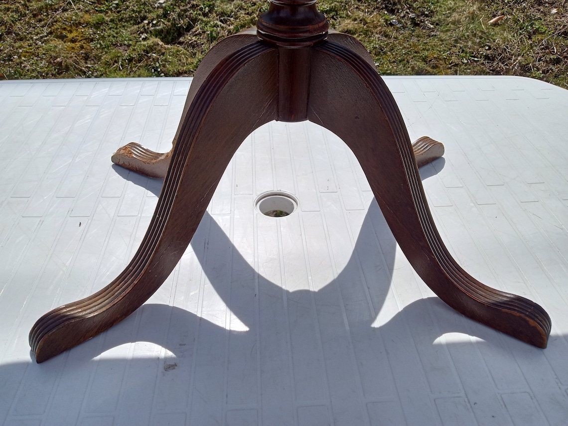 FERGUSON Bros Hoboken Nj Antique Mahogany Wood Style Square