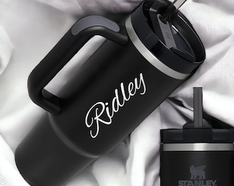 Personalized STANLEY CUP TUMBLER Travel Mug Teacher Bridesmaid Birthday Gift for Her Mom Women Graduation Coach Custom Engraved Husband