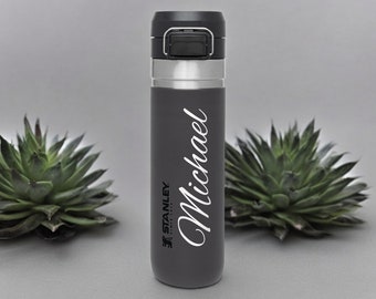 Personalized STANLEY CUP TUMBLER Travel Mug Teacher Bridesmaid Birthday Gift for Her Mom Women Graduation Coach Custom Engraved Husband