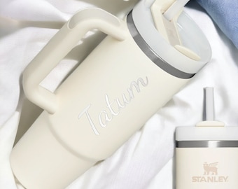 Personalized STANLEY CUP TUMBLER Travel Mug Teacher Bridesmaid Birthday Gift for Her Mom Women Graduation Coach Custom Engraved Husband