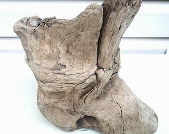Natural 10&quot; Driftwood Sculpture: Coastal Aquarium Decor