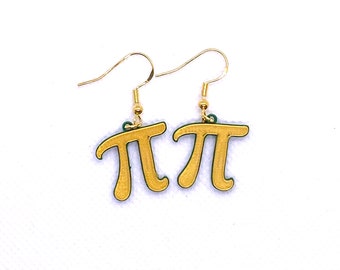 Pi earrings