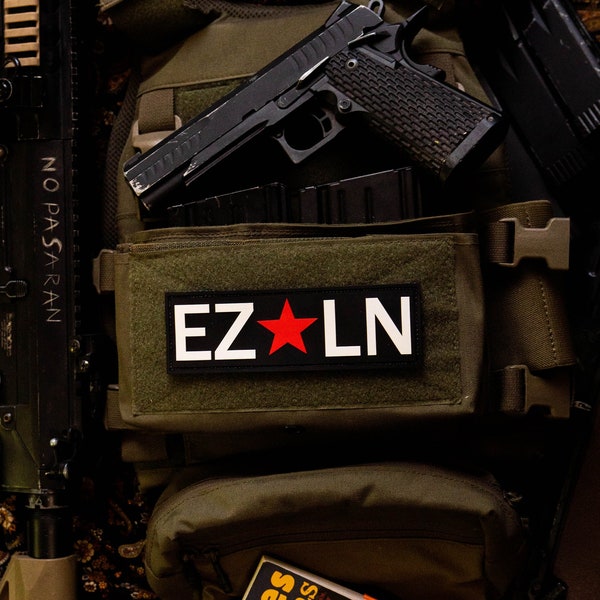 Armée Zapatiste de Libération Nationale -Ejército Zapatista De Liberación Nacional PVC Patch｜Vexillologie de gauche