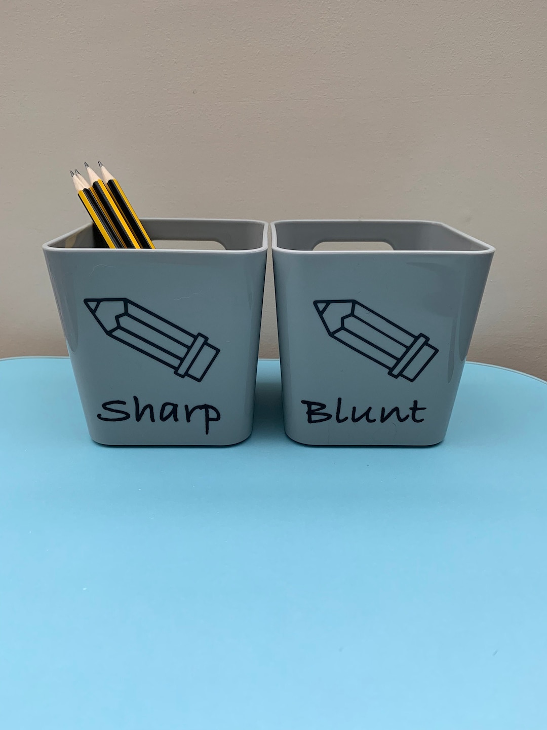 Sharp and Blunt Pencil Pots - Etsy