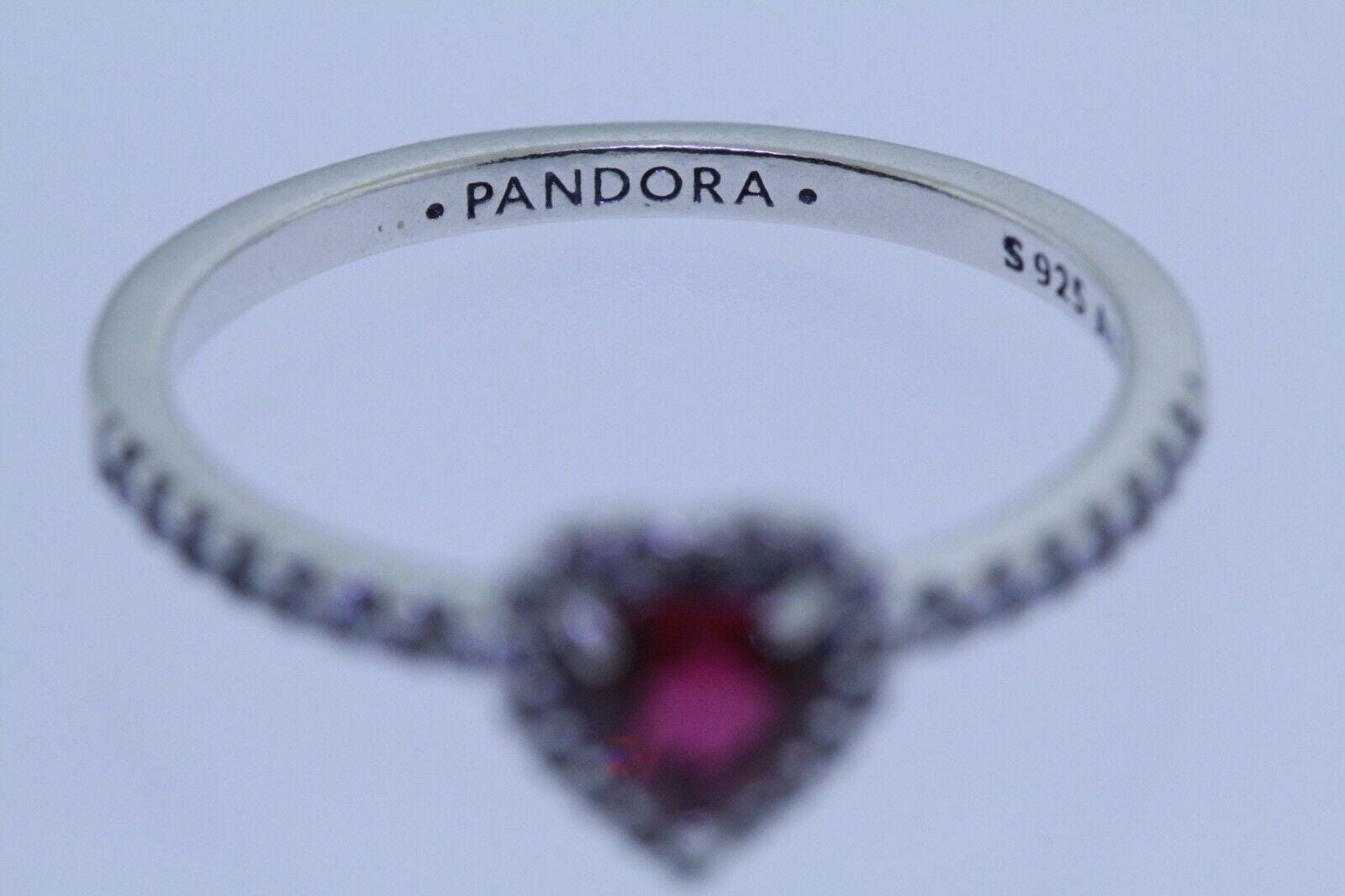 Pandora Elevated Red Heart Ring - Etsy