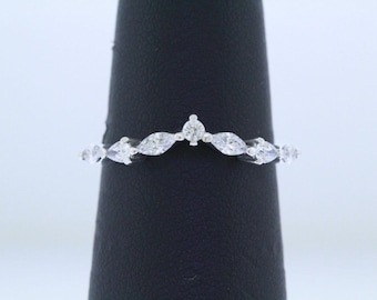 s925 Vintage Silver Ring 2セット Pandora Sterling Silver Vintage Allure with Round Cubic