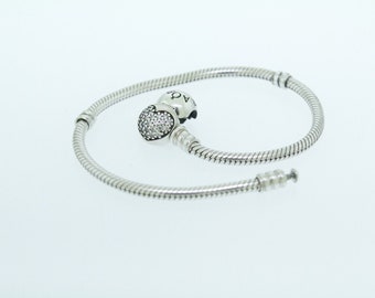 Authentic Pandora Moments Bracelet Sparkling Cubic Zirconia
