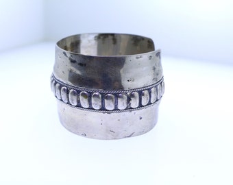 Thick Sterling Silver 925 Cuff Bracelet