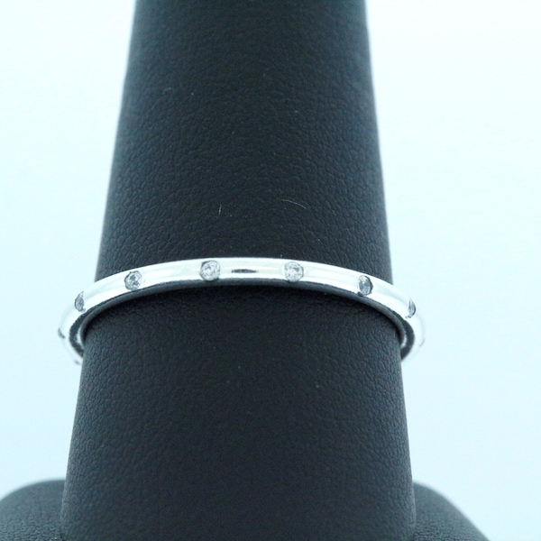 Pandora Sterling Silver Simple Sparkling Band Ring