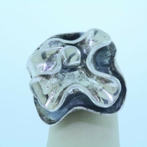 Silpada Sterling Silver Blooming Flower Ring SZ 4.25 Retired Vintage