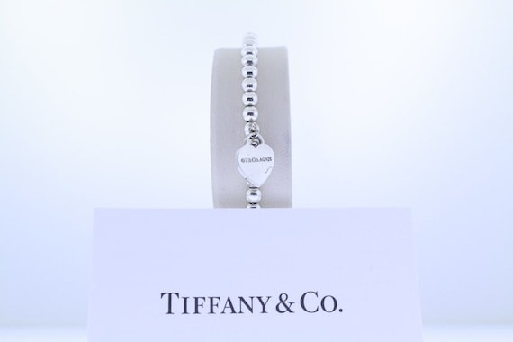 【TATIANA】MINI HEART CLEAR BEADS BRACELET★送料・関税込 Return to Tiffany® Tiffany Blue® Heart Tag Bead Bracelet in