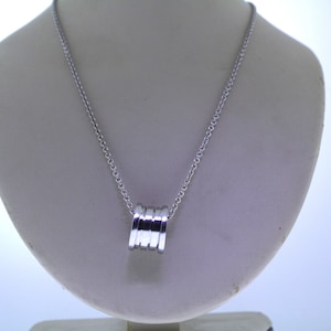 BVLGARI B-ZERO1 18k 750 White Gold Necklace