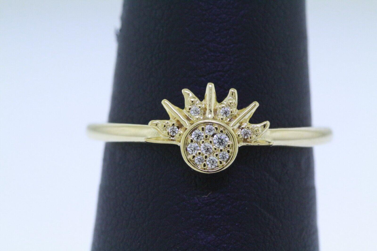 Pandora Celestial Sparkling Sun Ring - Etsy