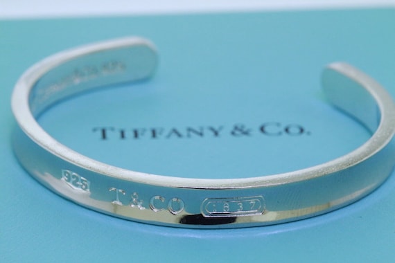 Tiffany and Co T&CO 1837 Collection 925 Silver Cuff Bracelet Tiffany and Co T&CO 1837 Collection 925 Silver Cuff Bracelet