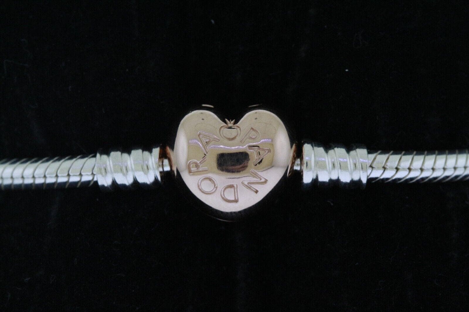 Heart Clasp Pandora Bracelet Inch Pandora Rose Gold Two Tones