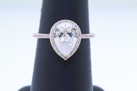 Lagrima Brillante Anillo Lagrima Pandora Anillo Pandora Lagrima