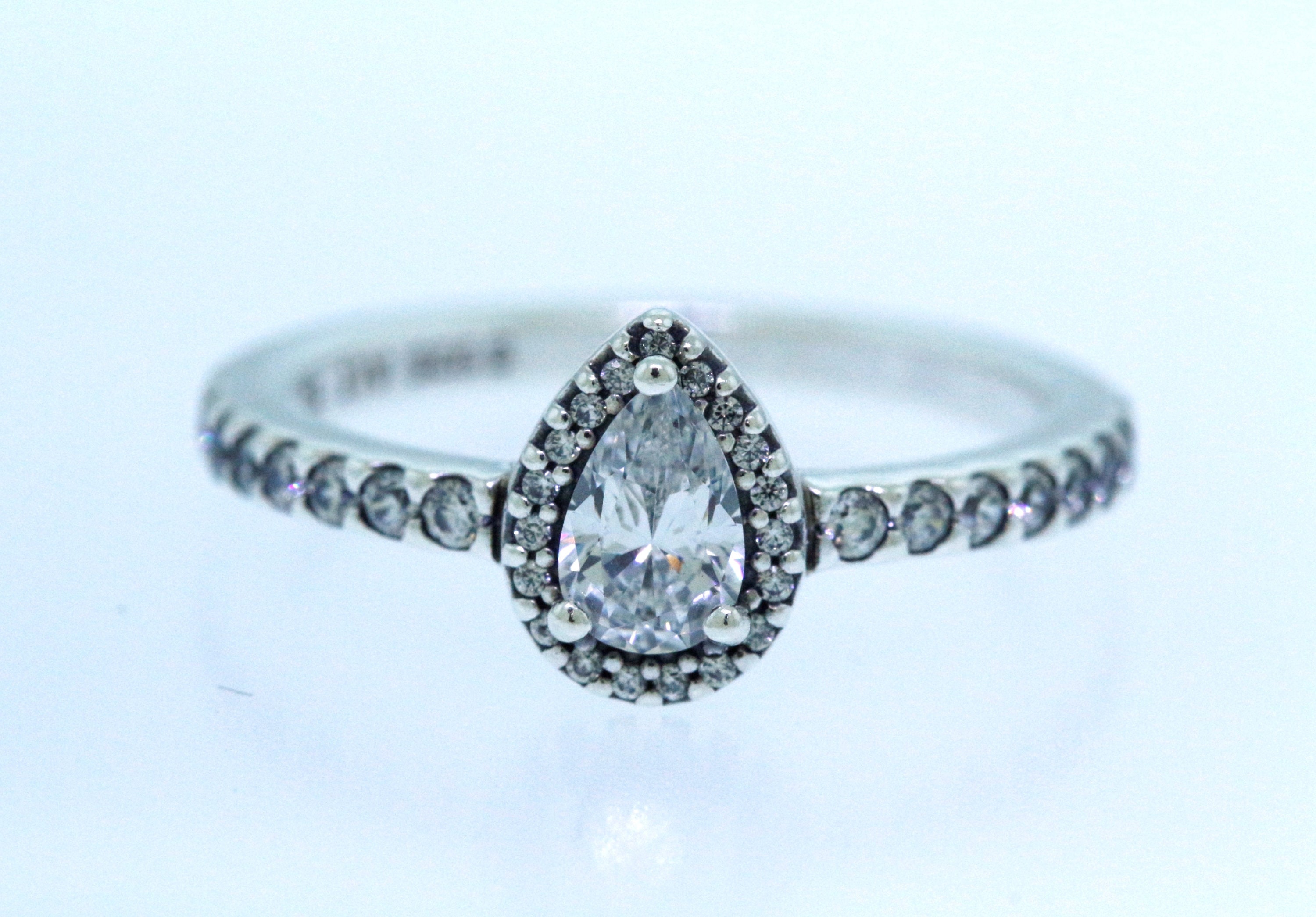Pandora Teardrop Ring Etsy