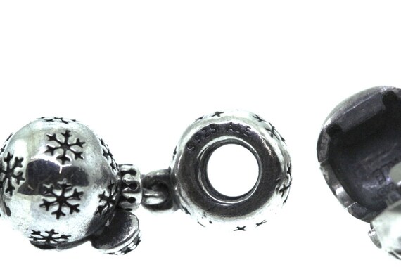 Pandora Moments Snake Chain Bracelet - With 4 cha… - image 9