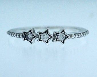 Pandora Sterling Silver Celestial Stars Ring Canada