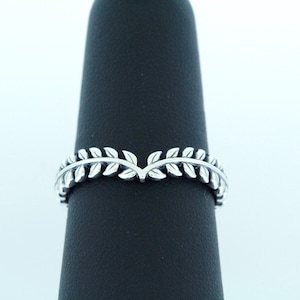 Pandora Sterling Silver Wheat Grains Wishbone Ring