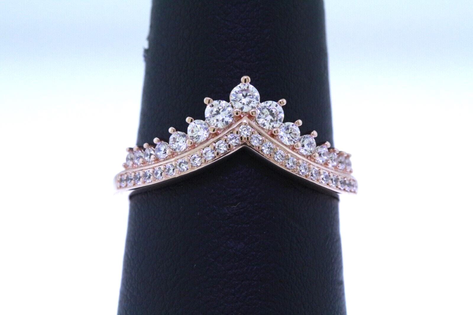 Pandora Princess Wishbone Ring Rose Gold Plated - Main Image