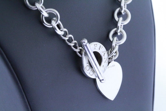 Tiffany & Co Return to Tiffany Heart Tag Toggle Necklace in Tiffany & Co Return to Tiffany Heart Tag Toggle Necklace in