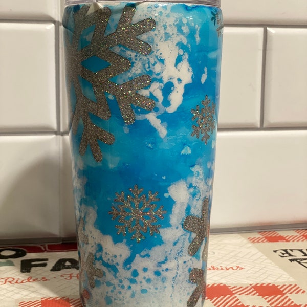 Let it snow tumbler