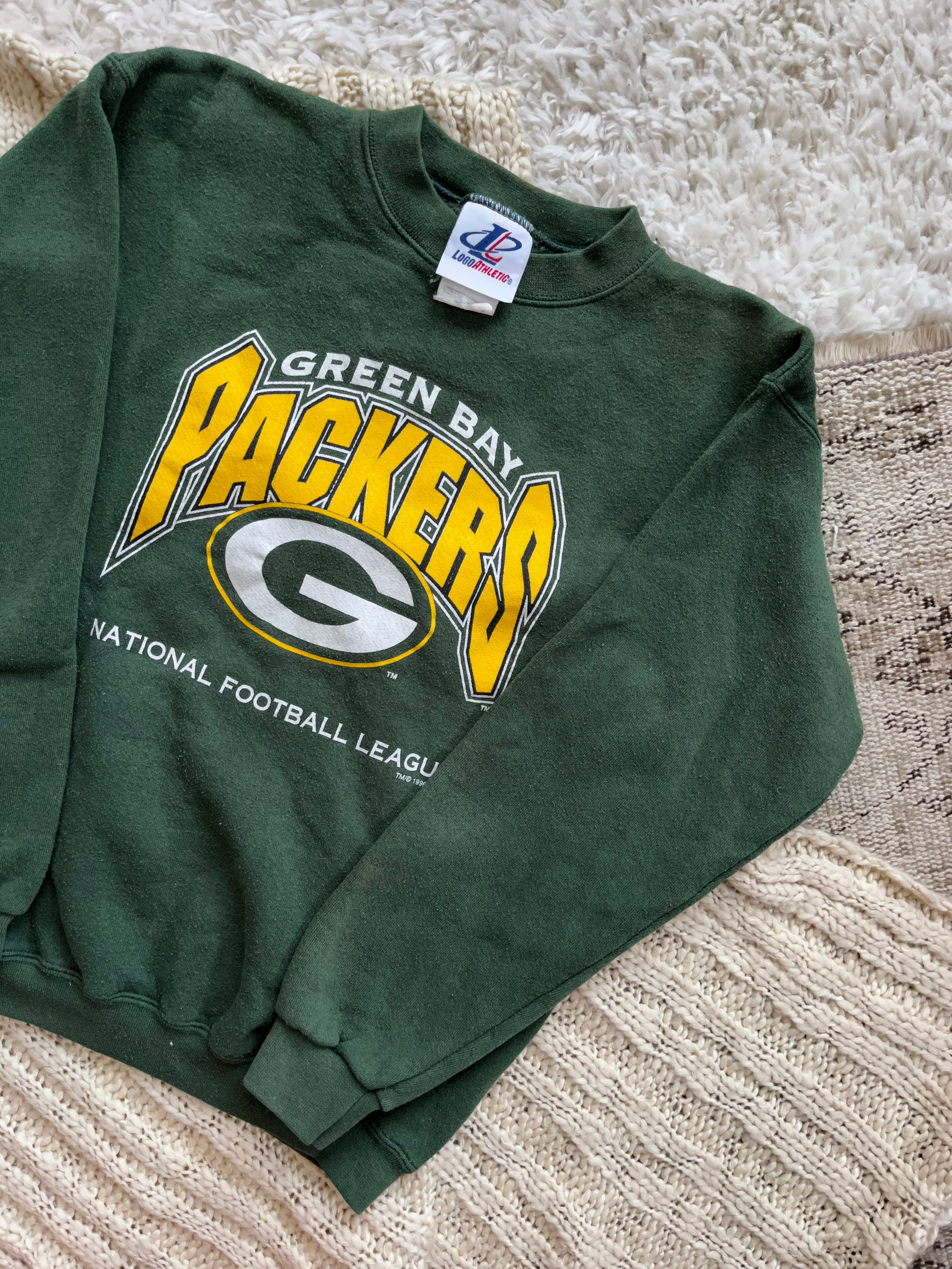 Vintage 1990s Young Boy Little Girl NFL Green Bay Packers National