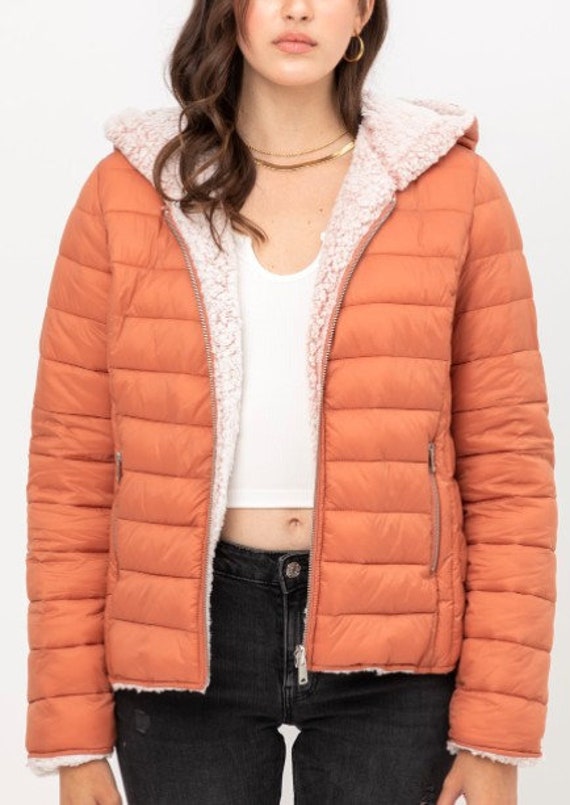 Reversible Sherpa Jacket Black Fleece 