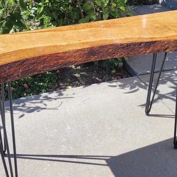 Reclaimed Oak Console Table Etsy