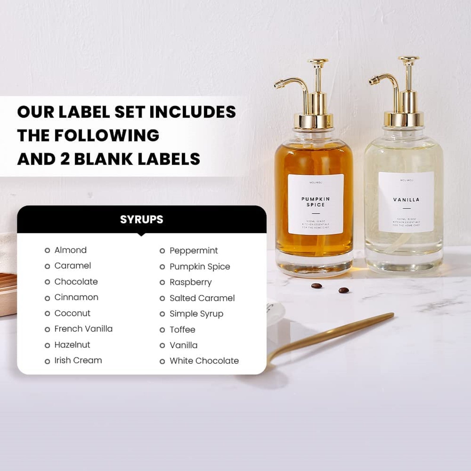 Molimoli Coffee Syrup Dispenser for Coffee Bar Coffee Pump Etsy